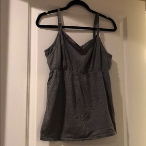 Grey Nursing Tank Top